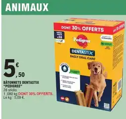 E.Leclerc Express PEDIGREE Bâtonnets dentastix offre