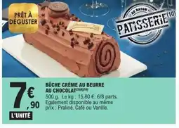 E.Leclerc Express Bûche crème au beurre au chocolat offre