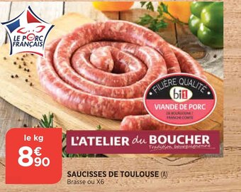 Bi1 Saucisses de Toulouse offre