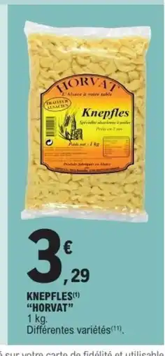 E.Leclerc Express HORVAT Knepfles offre