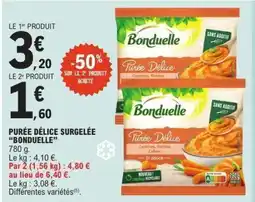 E.Leclerc Express BONDUELLE Purée délice surgelée offre