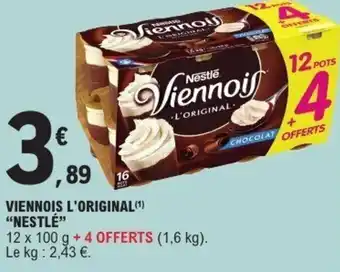 E.Leclerc Express NESTLÉ Viennois l'original offre