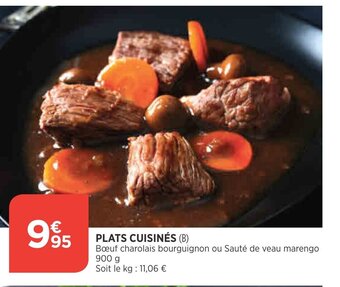 Bi1 Plats Cuisinés offre