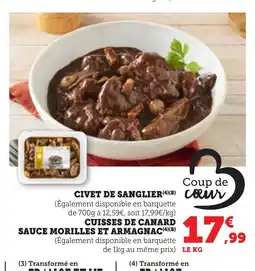 Bi1 Civet de sanglier offre