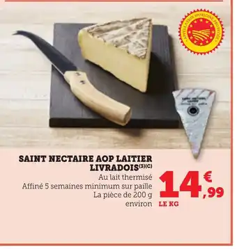 Bi1 Saint nectaire aop laitier livradois offre
