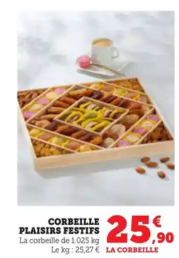 Bi1 Corbeille plaisirs festifs offre