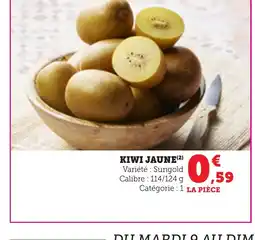 Bi1 Kiwi jaune offre