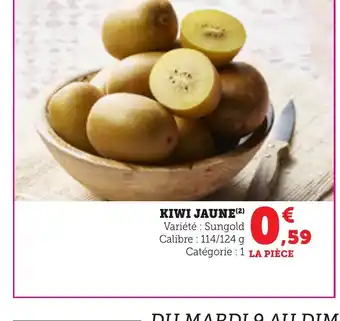 Bi1 Kiwi jaune offre