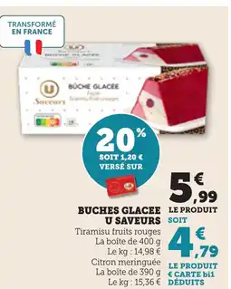 Bi1 Buches glacee u saveurs offre