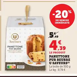 Bi1 Panettone pur beurre u saveurs offre