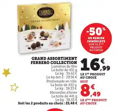 Bi1 FERRERO COLLECTION Grand assortiment offre