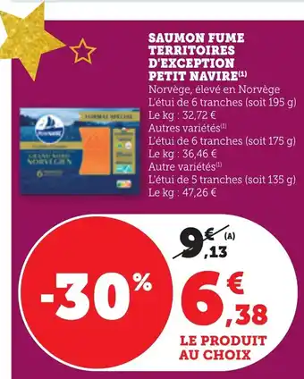 Bi1 PETIT NAVIRE Saumon fume territoires d'exception offre