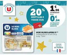 Bi1 Mini blinis apero u offre