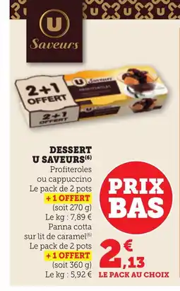 Bi1 Dessert u saveurs offre