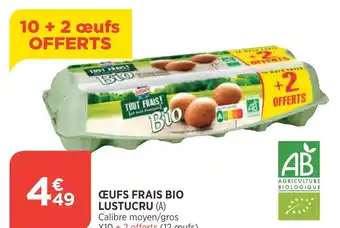 Bi1 Œufs Frais Bio offre