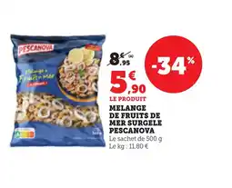 Bi1 PESCANOVA Melange de fruits de mer surgele offre