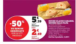 Bi1 PILPA Buche glacee caramel beurre sale offre
