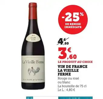 Bi1 Vin de france la vieille ferme offre