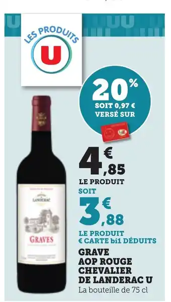 Bi1 Grave aop rouge chevalier de landerac u offre