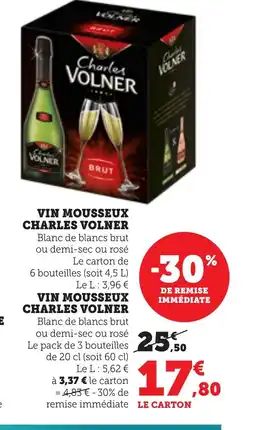 Bi1 CHARLES VOLNER Vin mousseux offre