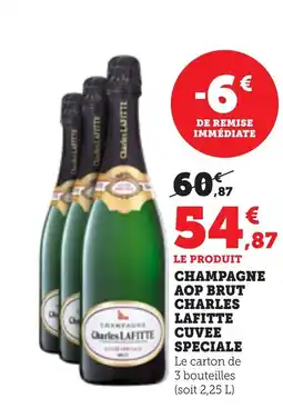 Bi1 Champagne aop brut charles lafitte cuvee speciale offre