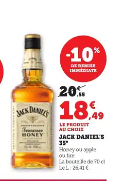 Bi1 JACK DANIEL'S 35° offre