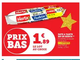 Bi1 HERTA Pate a tarte offre