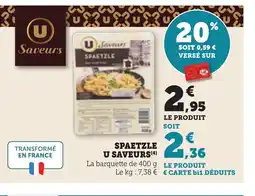 Bi1 Spaetzle u saveurs offre