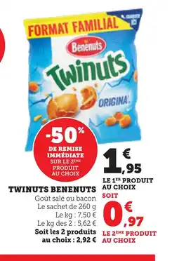 Bi1 BENENUTS Twinuts offre