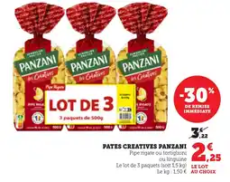 Bi1 PANZANI Pates creatives offre