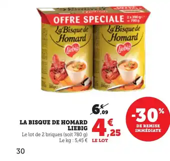 Bi1 LIEBIG La bisque de homard offre