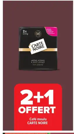 Carrefour CARTE NOIRE Café moulu offre