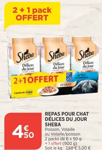 Bi1 Repas Pour Chat offre