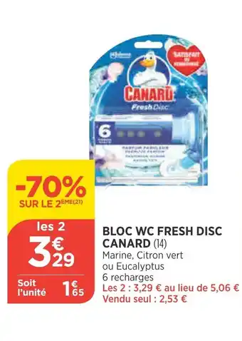 Bi1 Bloc WC Fresh Disc offre