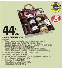 E.Leclerc Corbeille plateau déco offre