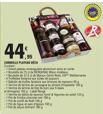 E.Leclerc Corbeille plateau déco offre