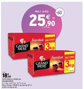 Intermarché Café Moulu Familial offre