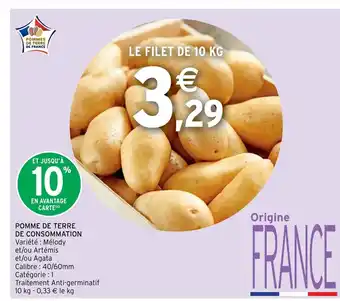 Intermarché Pomme de Terre offre