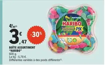 E.Leclerc HARIBO Boîte assortiment offre
