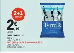 E.Leclerc TYRRELL'S Chips offre