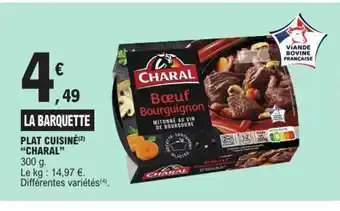 E.Leclerc CHARAL Plat cuisine offre