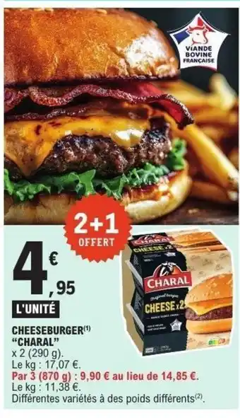 E.Leclerc CHARAL Cheeburger offre