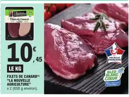 E.Leclerc LA NOUVELLE AGRICULTURE Filets de canard offre