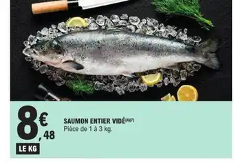 E.Leclerc Saumon entier vidé offre