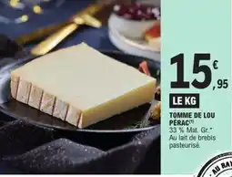 E.Leclerc Tomme de lou pérac offre