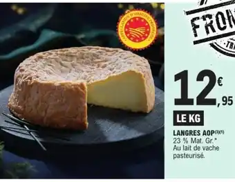 E.Leclerc Langres aop offre