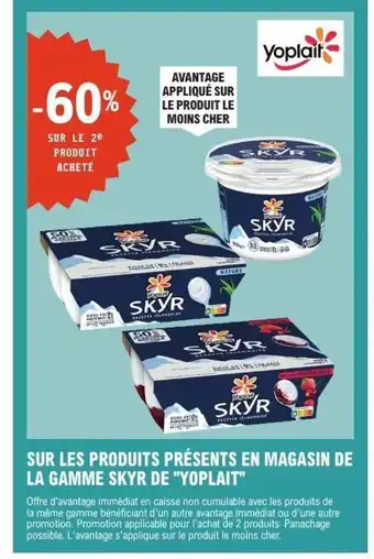 E.Leclerc YOPLAIT Sur les produits présents en magasin de la gamme offre