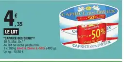 E.Leclerc CAPRICE DES DIEUX offre