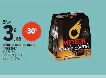 E.Leclerc MÉTÉOR Bière blonde de garde offre