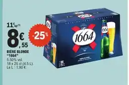 E.Leclerc 1664 Bière blonde offre